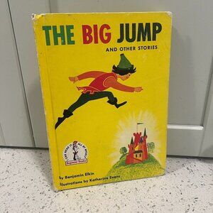 Vintage SUESS Beginner Reader THE BIG JUMP By Benjamin Elkin